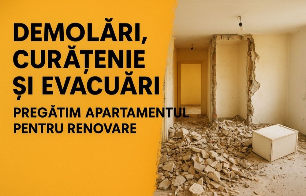 Oferim servicii complete de debarasari mobiler vechi moloz deşeuri