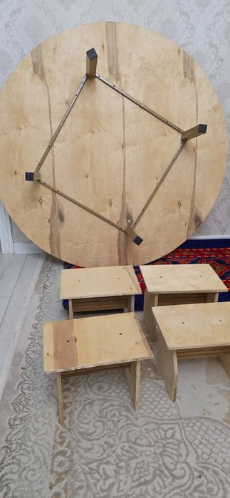 Комплект "Круглый казахский стол"