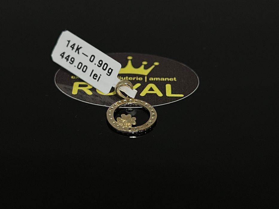 Bijuteria Royal CB : Pandant aur nou 14k 0,90gr