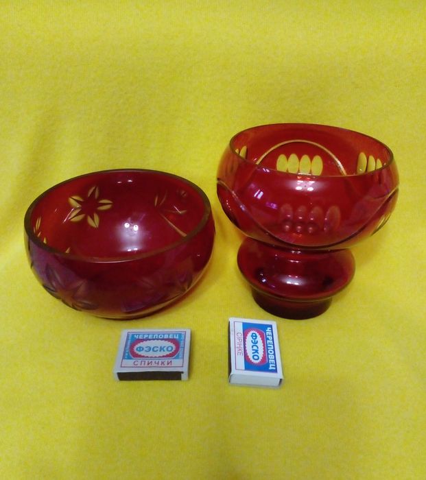 Вазы Стекло Винтаж СССР