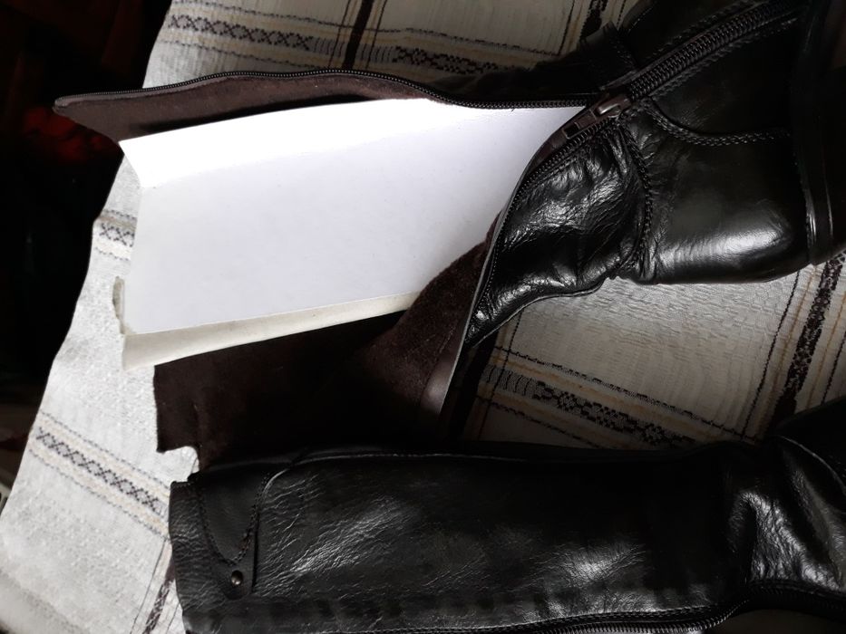 Cizme maro piele naturala