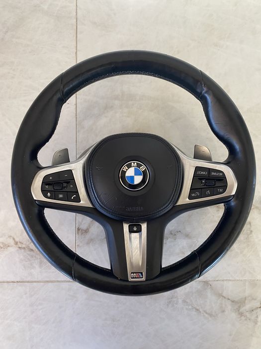 Volan incalzire  original BMW M Sport LCI facelift, padele,demontat de pe G20 2022