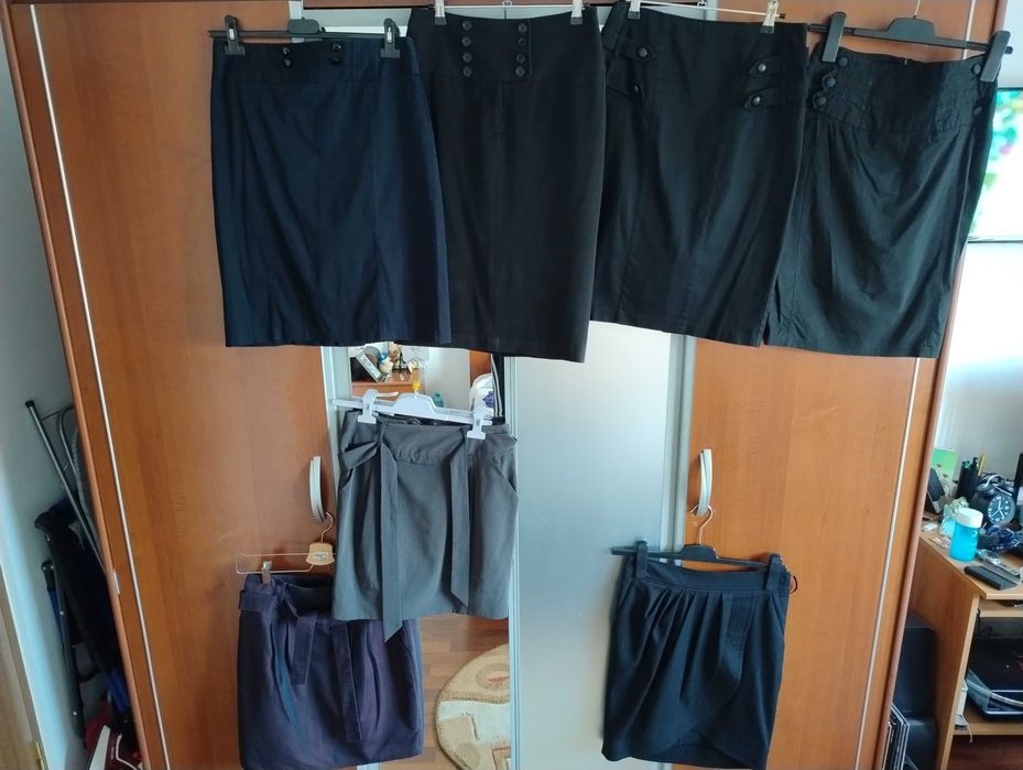 Fuste din stofa dama elegante, lungi/scurte