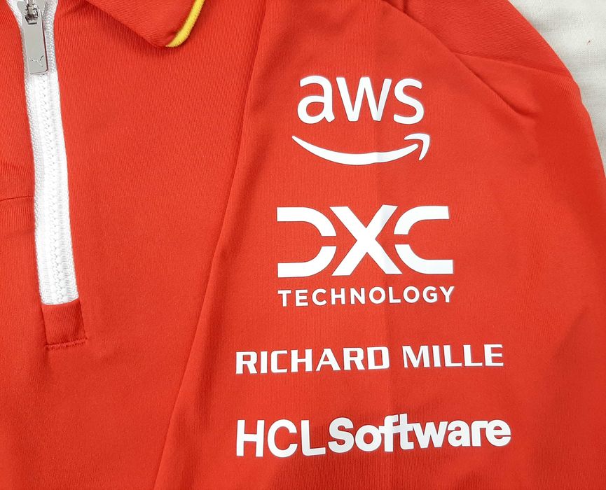 Puma Scuderia Ferrari F1 Team Pro - Оригинална мъжка тениска с яка