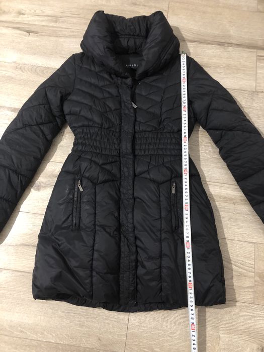Geaca neagra lunga New Yorker, marimea 34