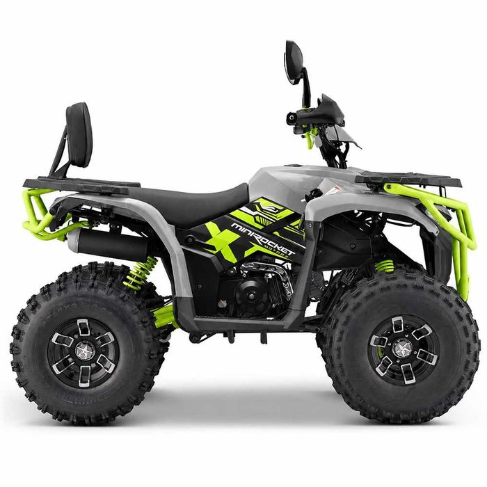 Atv 125cc MNR Troodon Deluxe 8" semi-automat 4T benzina gri/verde