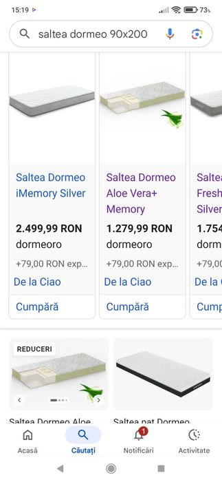 Saltea Dormeo 200=90
