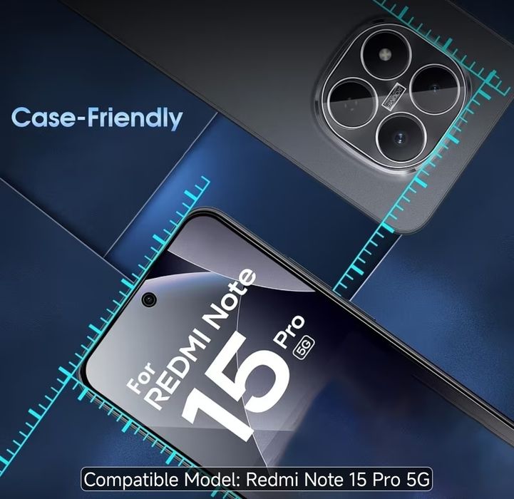 Folie protectie telefon display + camera  Xiaomi Redmi Note 15 Pro 5G. Husa telefon