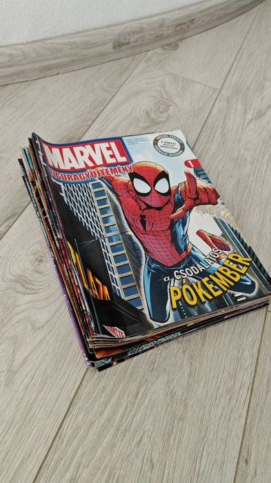 Lot 40 reviste eroi caractere Marvel in limba maghiara