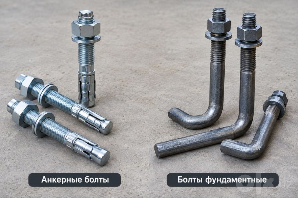 Анкерные и фундаментные болты