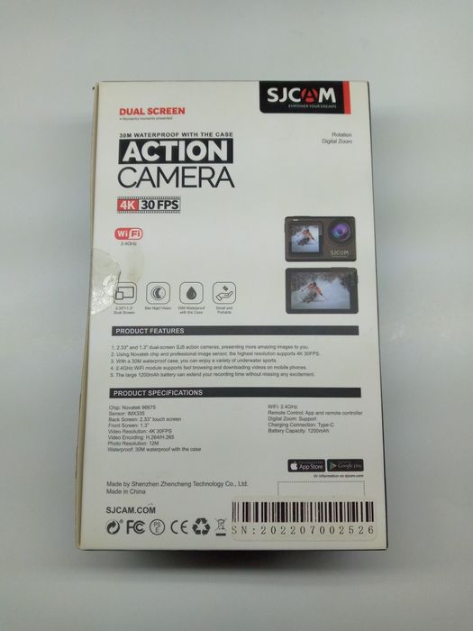 Action camera SJCAM SJ8 Dual Screen