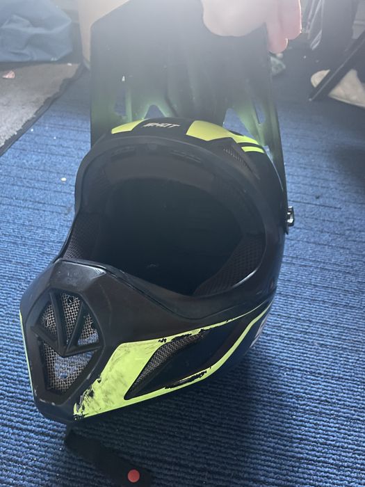 Casca Shot Rogue United Helmet Black Neon Yellow Matt