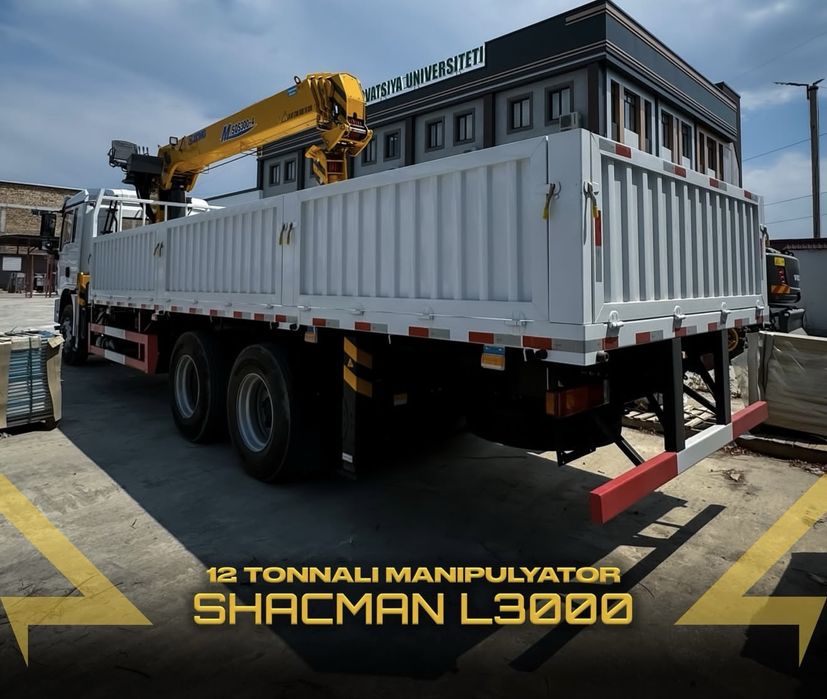 Manipulyator avtokran xizmati shacman 12 tonna