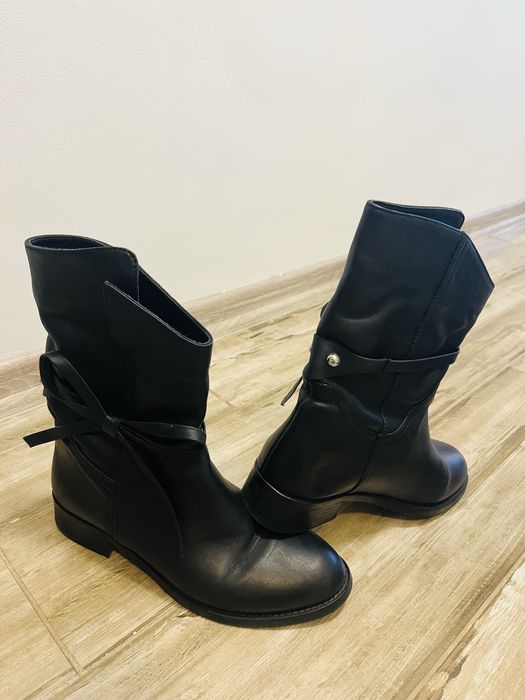 Дамски боти естествена кожа