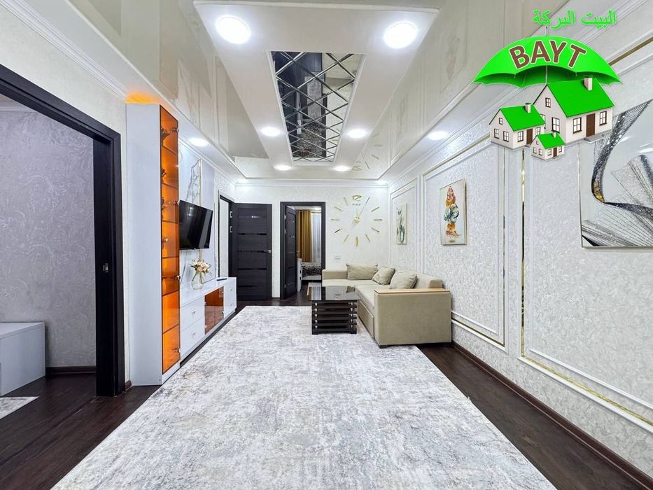 КИРПИЧ 54м² 2х комнатная 1этаж 2х6 Балкон Чиланзар9кв Хавас Продаётся|