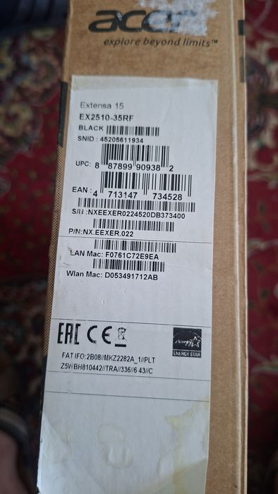 Продам ноутбук ACER