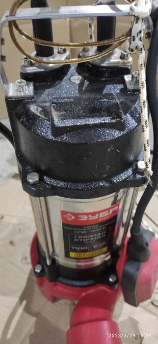 Фекальный насос Зубр