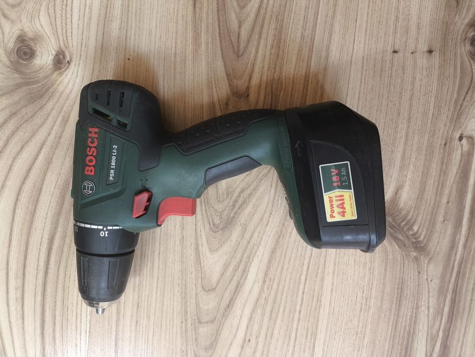 Акумулаторен винтоверт BOSCH PSR 1800 LI-2, 18V, 1,5Ah, 38Nm