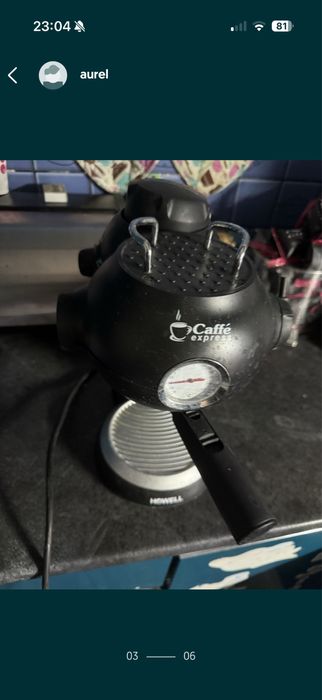 Expresor cafea macinata folosit foarte putin