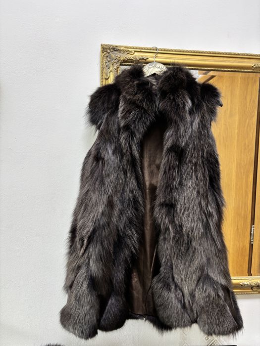 Елек лисица естествен косъм