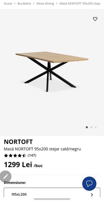 Vand masa noua Jysk