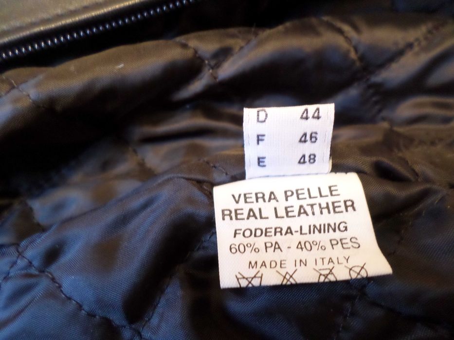 Geacă din piele naturală - model motociclist - Prețul este negociabil