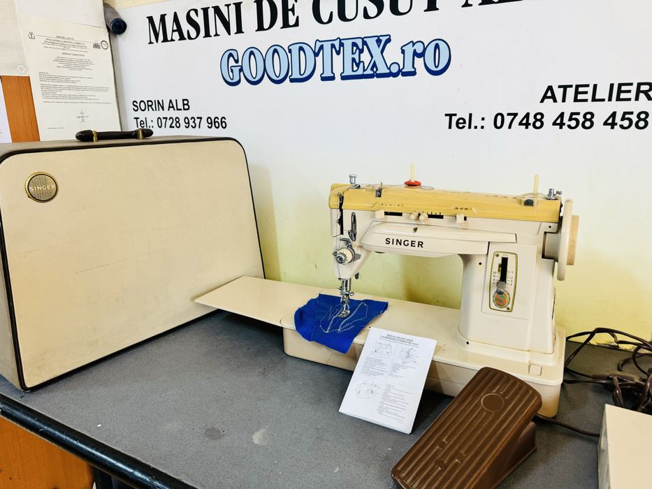 Masina de cusut SINGER 431 cu piese metalice
