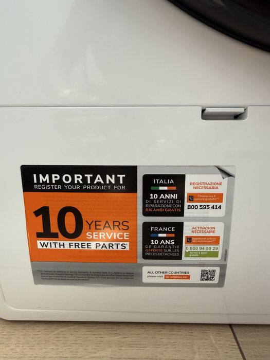 Uscator de rufe Whirlpool, 9 kg