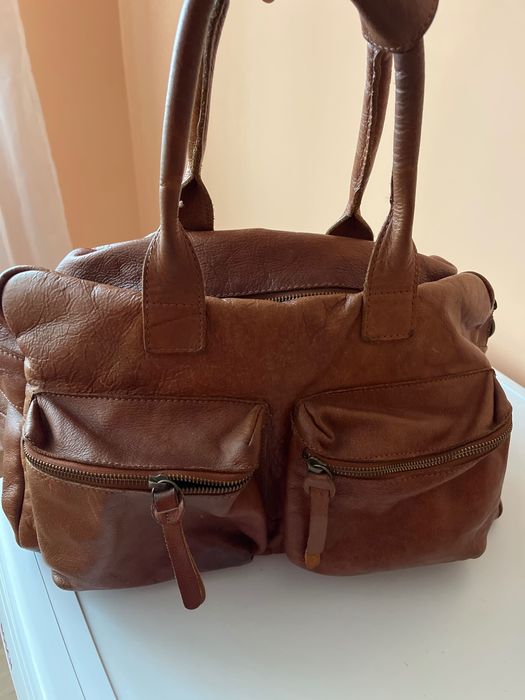 Уникална чанта от естествена кожа