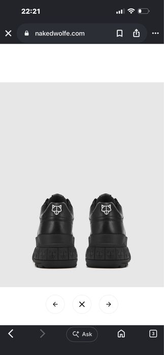 Naked Wolfe обувки platform sporty
