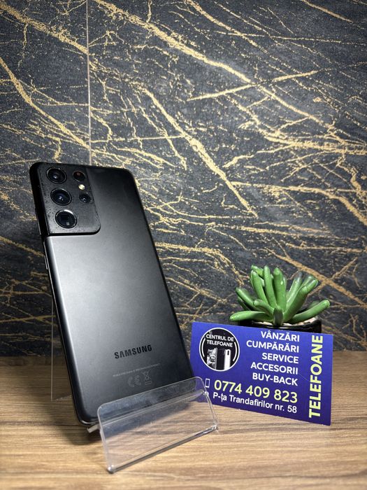 Samsung Galaxy S21 Ultra/128GB/Garantie 2Ani Centrul de Telefoane/Rate