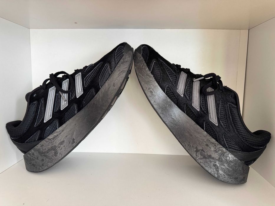 Adidas Adizero Aruku – Core Black/Carbon/Iron Metallic – Mărimea 45 1/3 – Model deosebit, ocazie unică – 290 lei