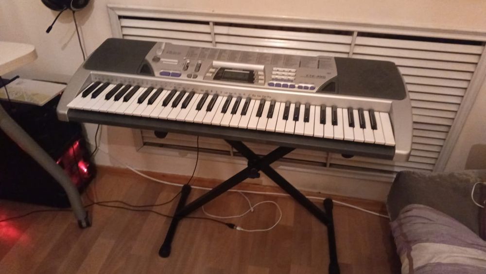 Синтезатор Casio CTK-496 + СТОЙКА
