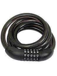Велосипедный кодовый замок на тросу