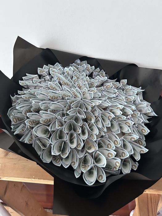 Цветы из доллора сам сделал жетісай город