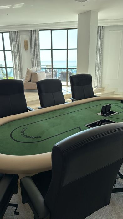 Masa Poker Monte Carlo + Jetoane Poker Ceramice Monte Carlo stoc
