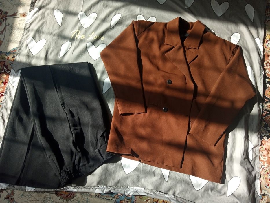 Kostyum shim va dvoyka  Yangi .