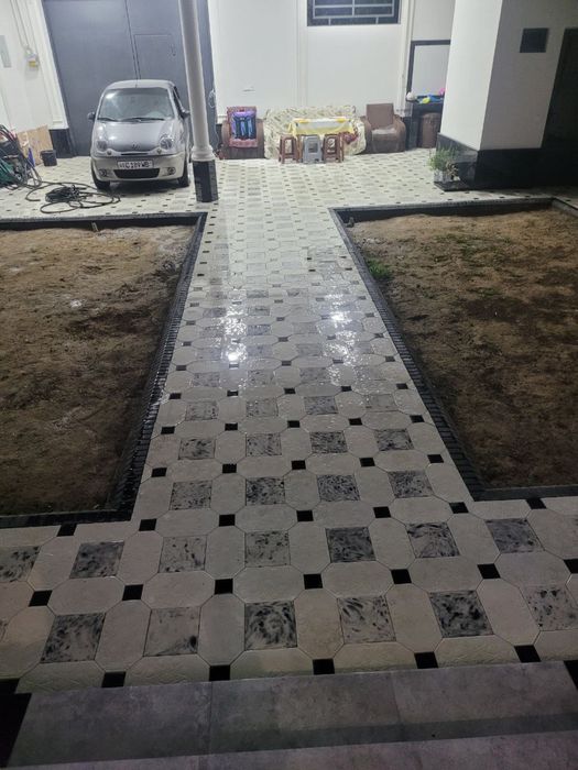 Брусчатка из мраморной крошки Bruschatka