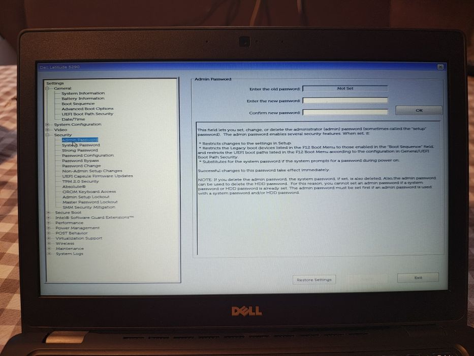 Dell Latitude 5290 I5-8250U , 8GB/256GB
