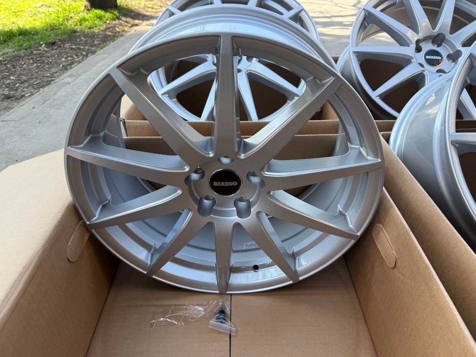 4 бр. чисто нови алуминиеви джанти BIASSO 19'' 5x112 , ф66.6 ,ET32, 8J