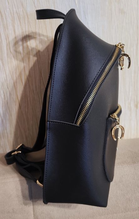 Beverly Hills Polo Club - Раница от еко кожа Сафиано, Черен  36/27/11