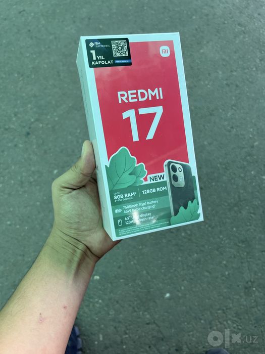 Redmi 17 yengi pochka srochna sotiladi