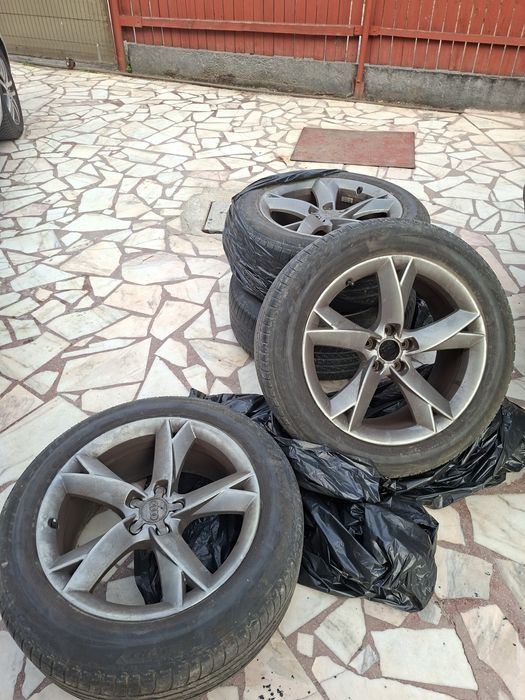 Roți cu jante aliaj,originale,pe 19'Audi Q5,Q3,A6,A5,anvelope 235/55,R