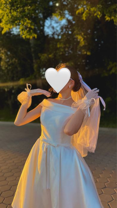 Продам мини свадебное платье