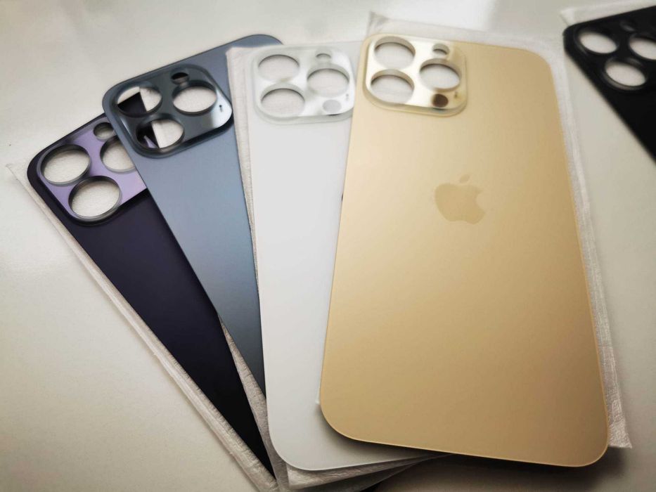 Capac sticla spate carcasa iPhone 13 12 11 x Xs 8 Max Plus Pro geam