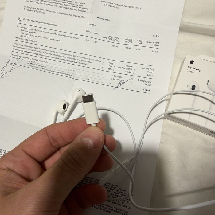 Casti Apple Earpods