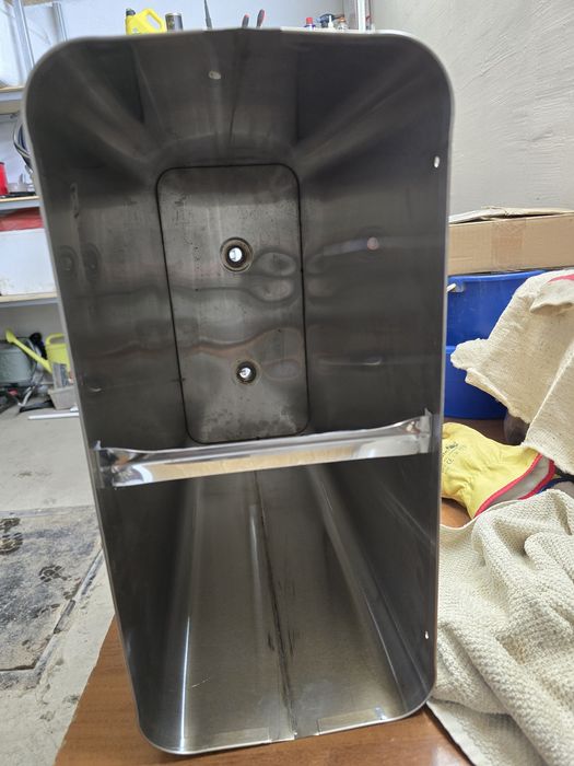 Бак из нержавейки для бани.