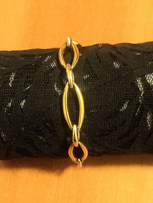 Cadou vintage! Brățară și pandantiv  placate cu aur,