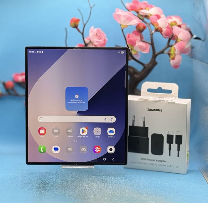 Samsung Galaxy Z Fold6, 12GB RAM, 512GB, 5G, Navy + оригинално зарядно