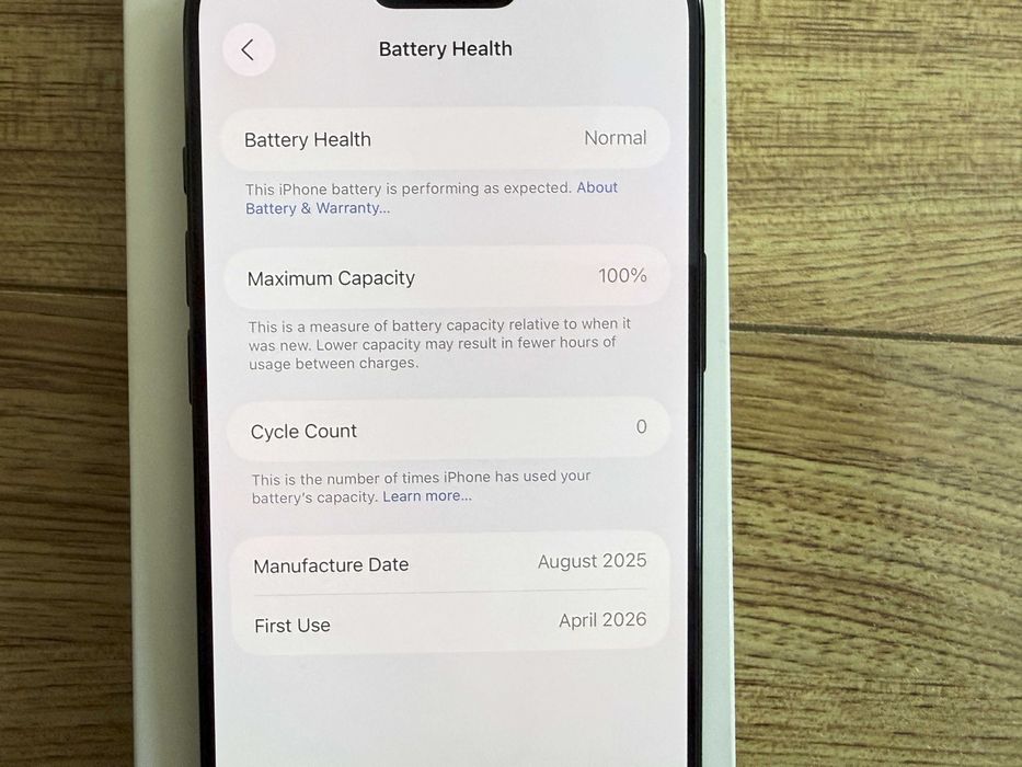 НОВ! iPhone Air 1TB Space Black/36 Месеца Гаранция